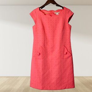 Liz Claiborne Coral Shift Dress